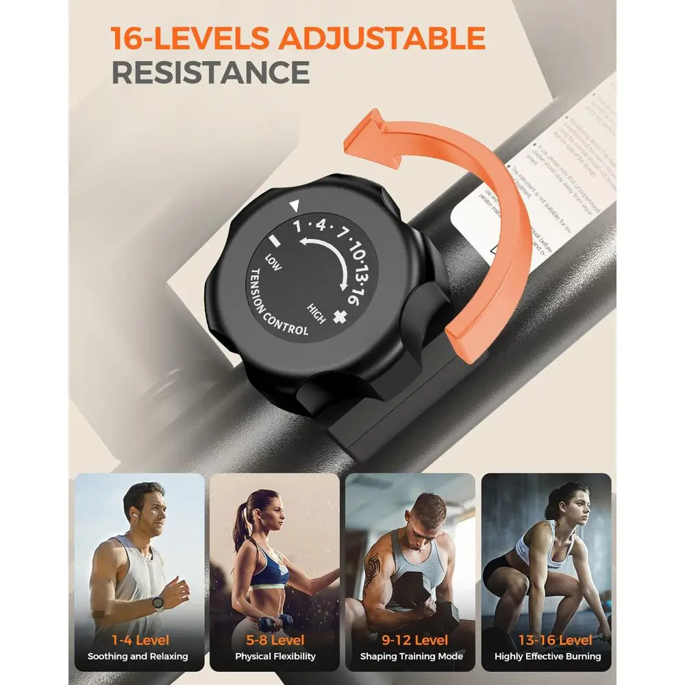 Elliptical Exercise Machine with16Level Resistance, HyperQuiet
