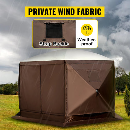 Pop-up Camping Gazebo Canopy Shelter 6 Sided