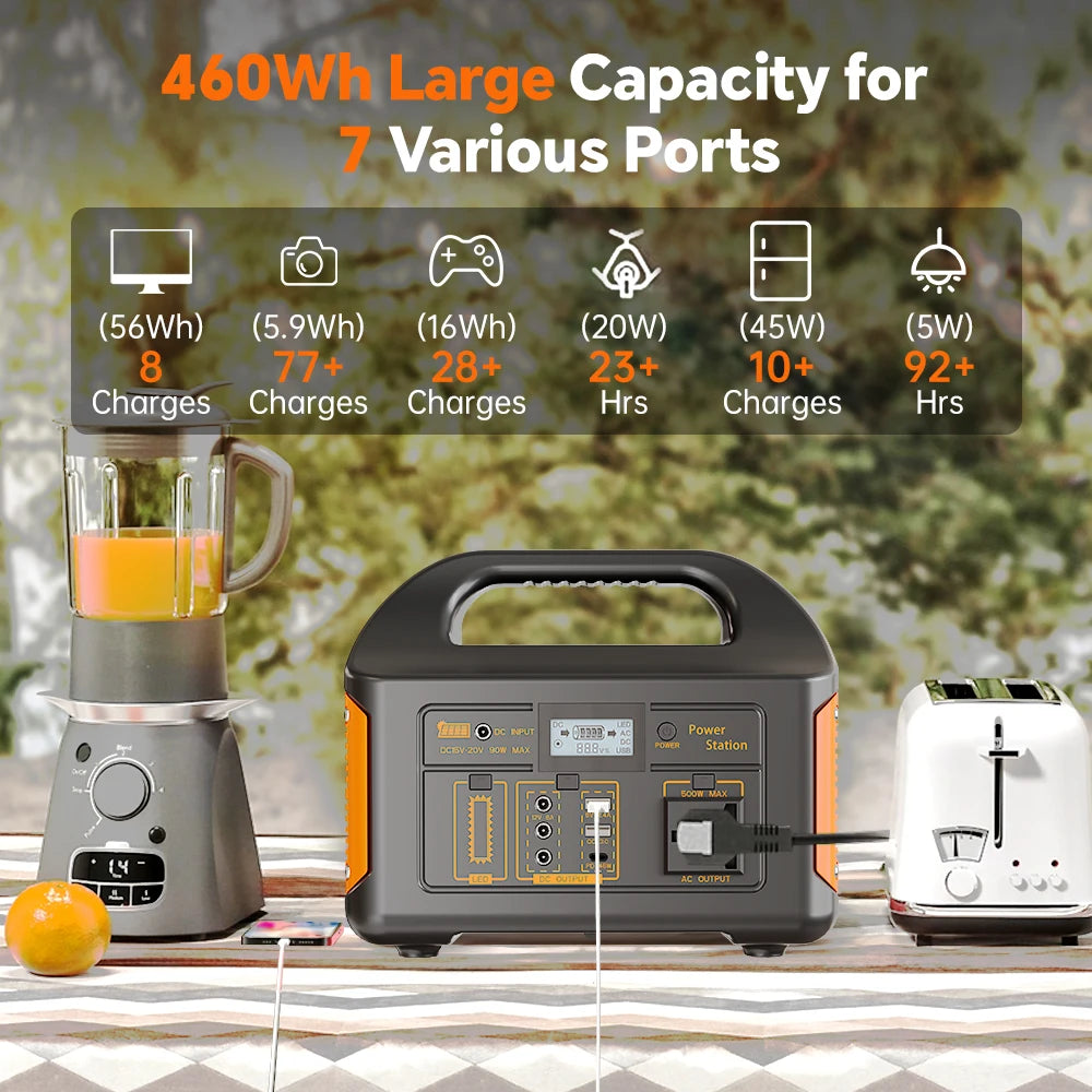Portable Solar Generator  Backup Power Bank