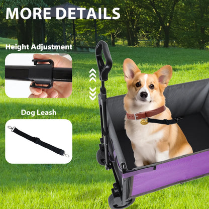 Collapsible Wagon with Wheels -Lightweight Utility, Camping