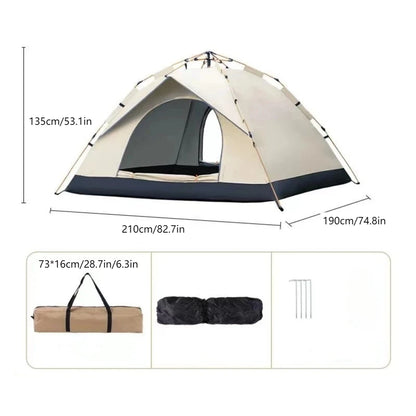 Outdoor Automatic Tent  Rainproof, Two Doors