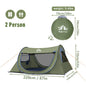 Pop Up Tent with Mosquito Net : Waterproof