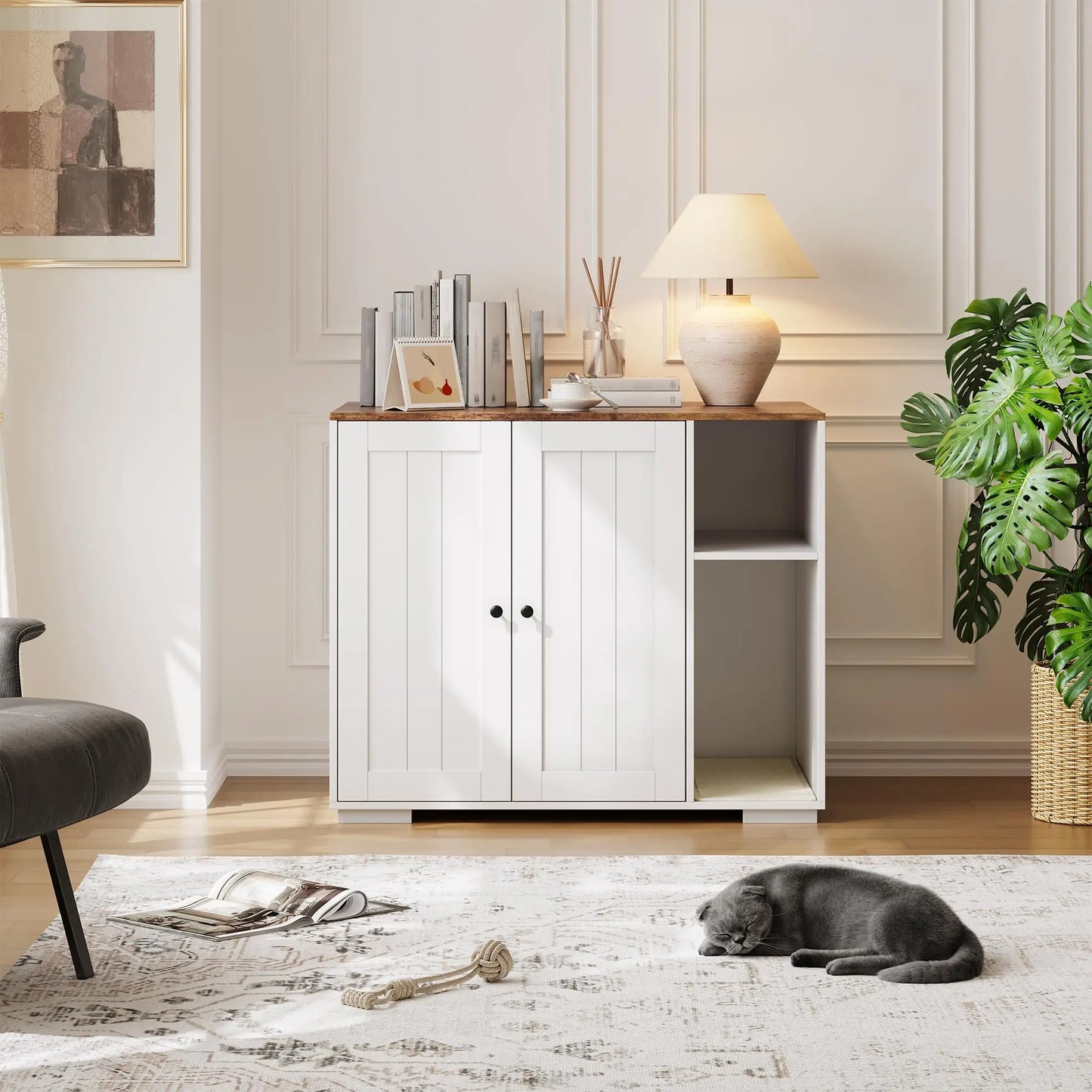 Cat Litter Enclosure For Litter Robot
