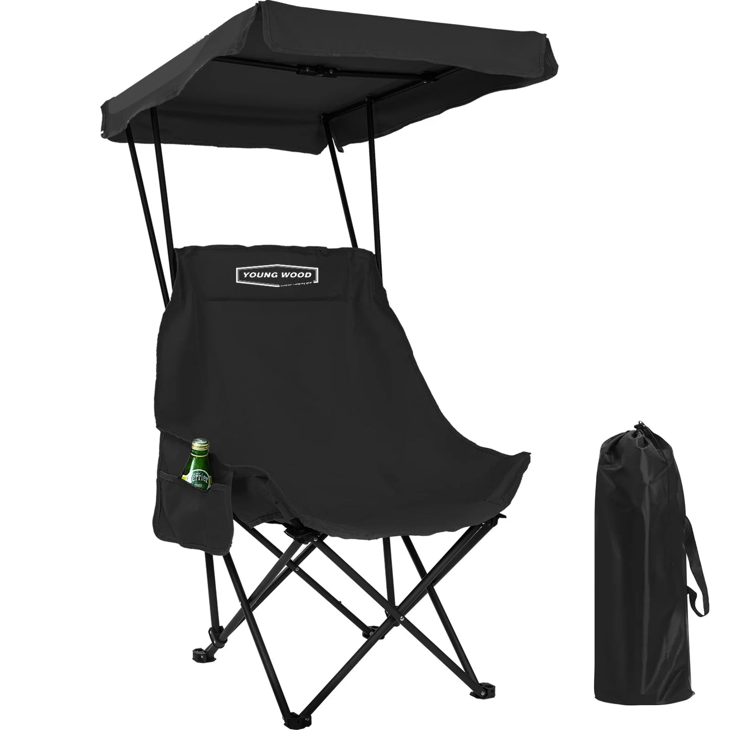 Camping Chair Beach Chair With Shade Canopy