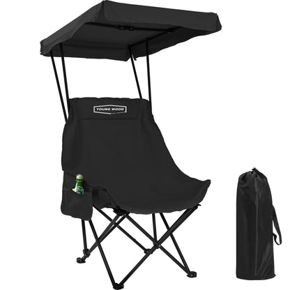 Camping Chair Beach Chair With Shade Canopy