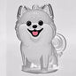 Transparent Dog Hair Storage Container, Memorial Keychain