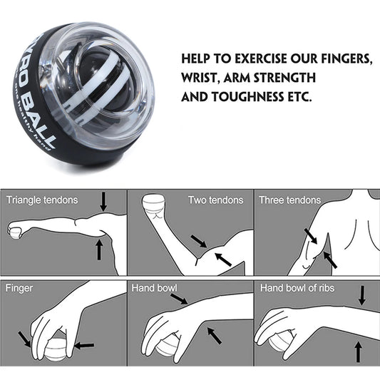 Wrist Gyro Ball Power Trainer Forearm Exerciser