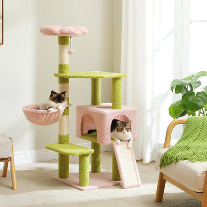 Cat Tree, Cat Tower with Sisal Covered Scratching Posts