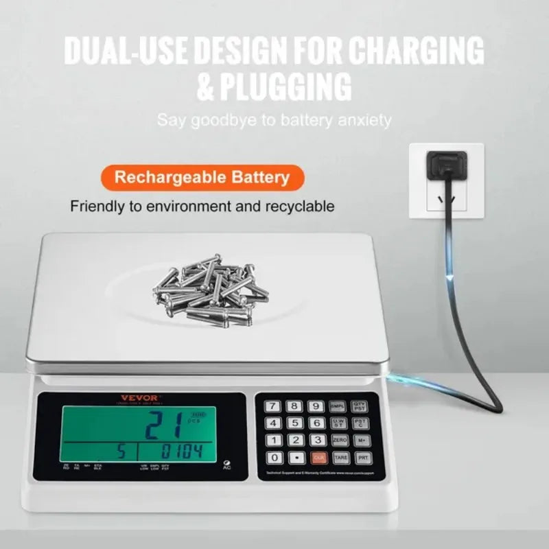 VEVOR Industrial  Digital Scale for Parts and Coins