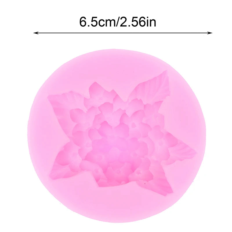 Rose Garland Silicone Fondant Mold For Cake