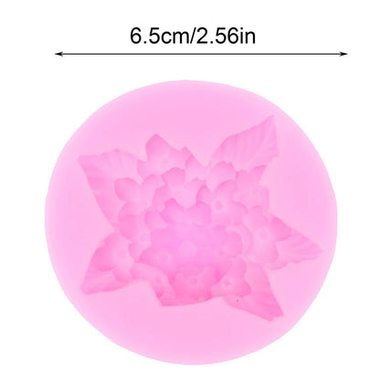 Rose Garland Silicone Fondant Mold For Cake