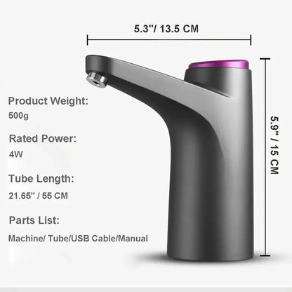 Portable  Water Dispenser With Electric Pump
