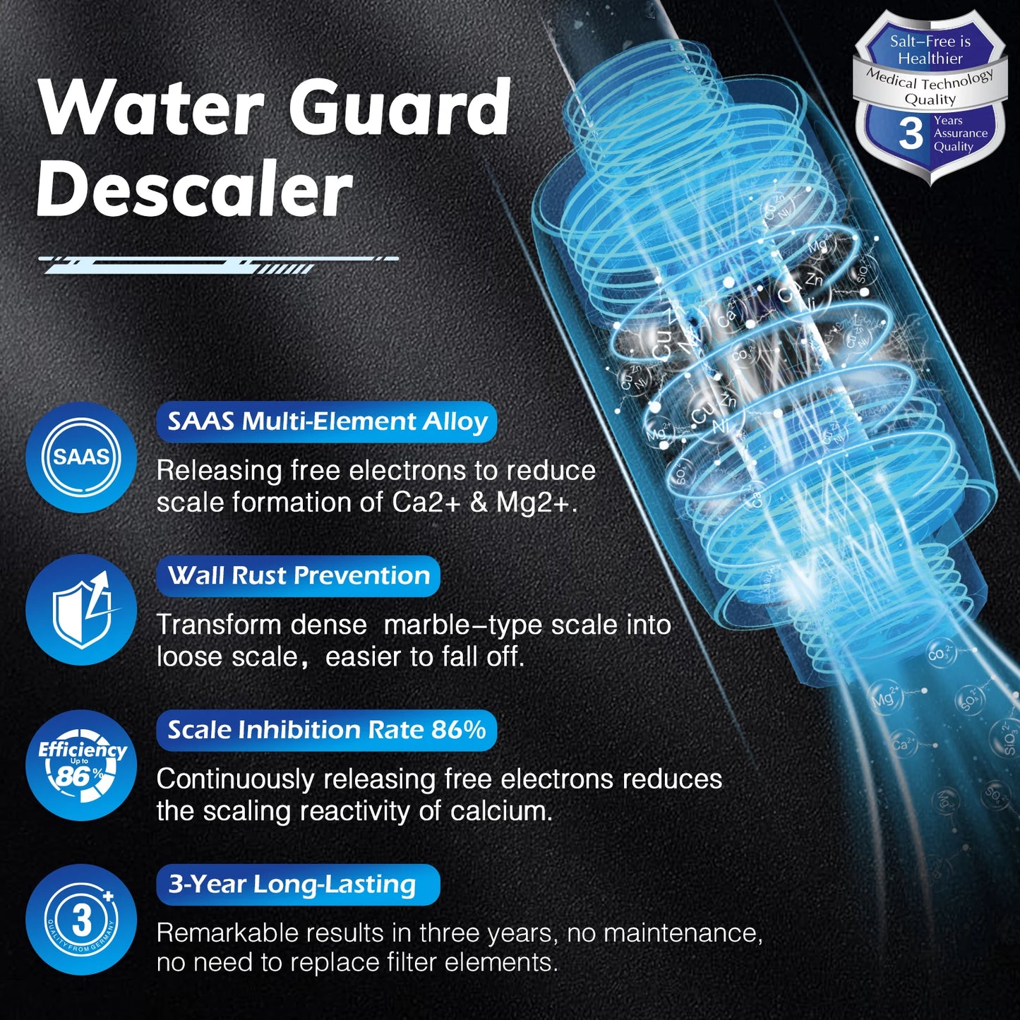 Scale Removal & Prevention Anti Bacteria for Water heater