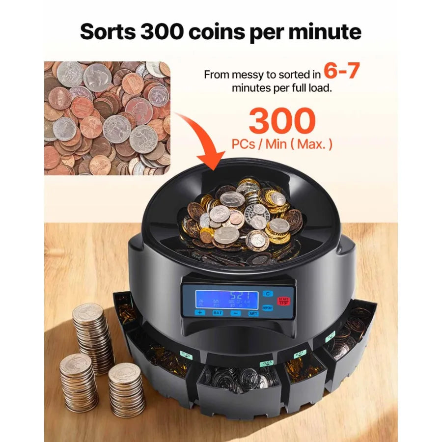 USD Coin Counter Coin Sorters