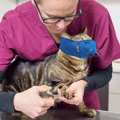 Cat Muzzle Breathable Mesh Grooming Accessory