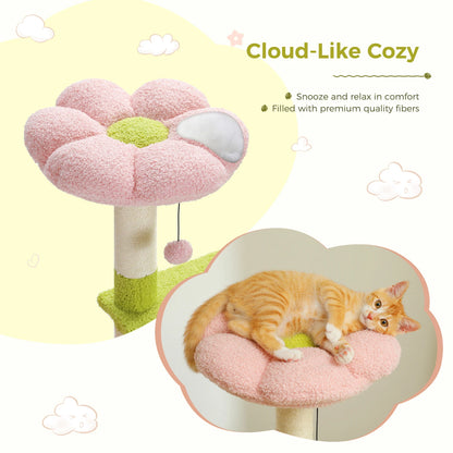 Cat Tree, Cat Tower with Sisal Covered Scratching Posts