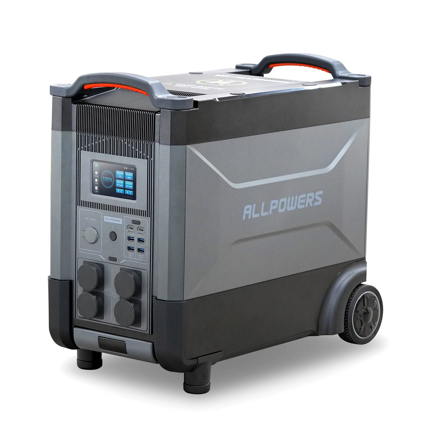 4000W Portable Generator, Battery for Power Outage
