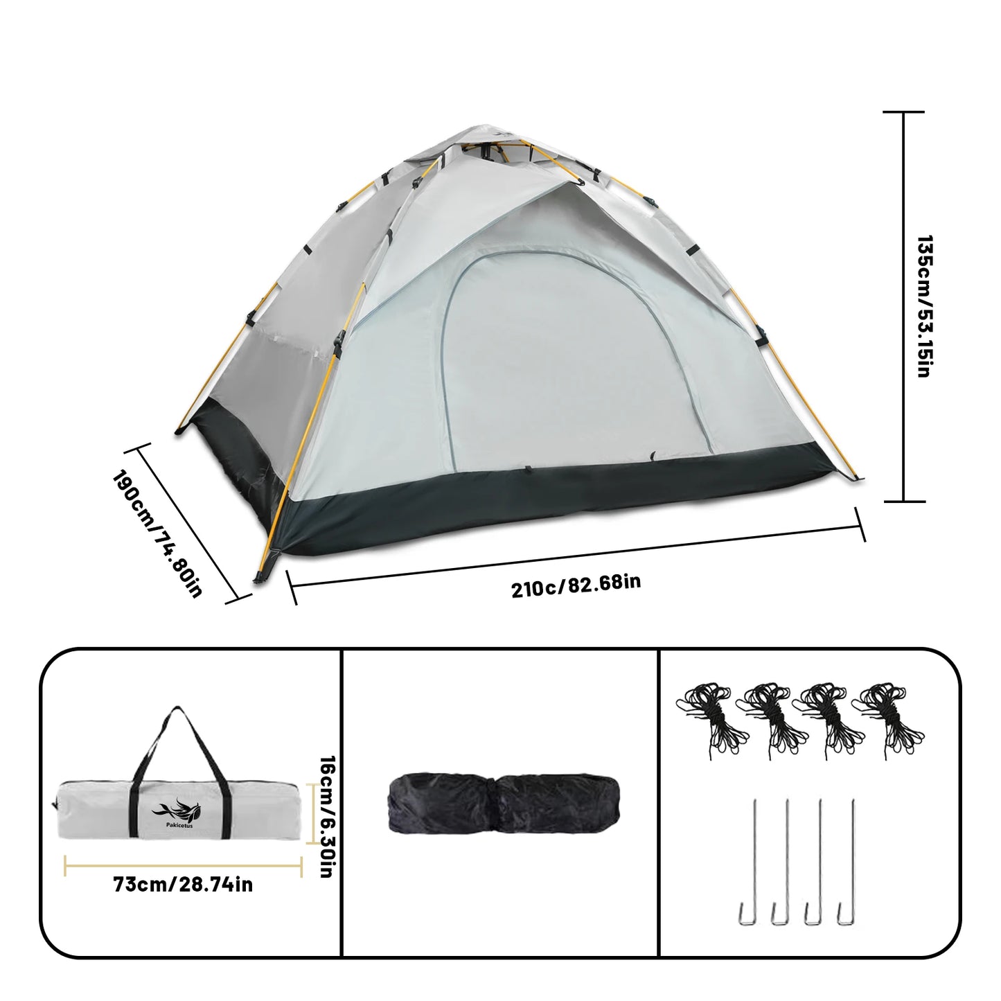 Camping Windproof Tents, Easy To Set Up, lightweight