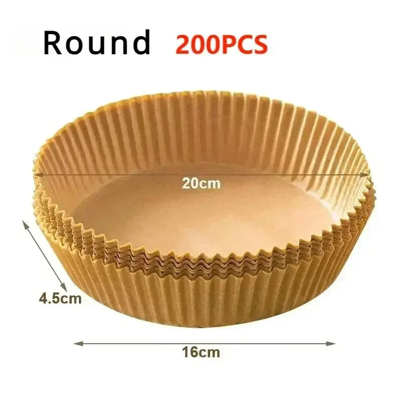 Air Fryer Baking Papers and Round  Paper Liners