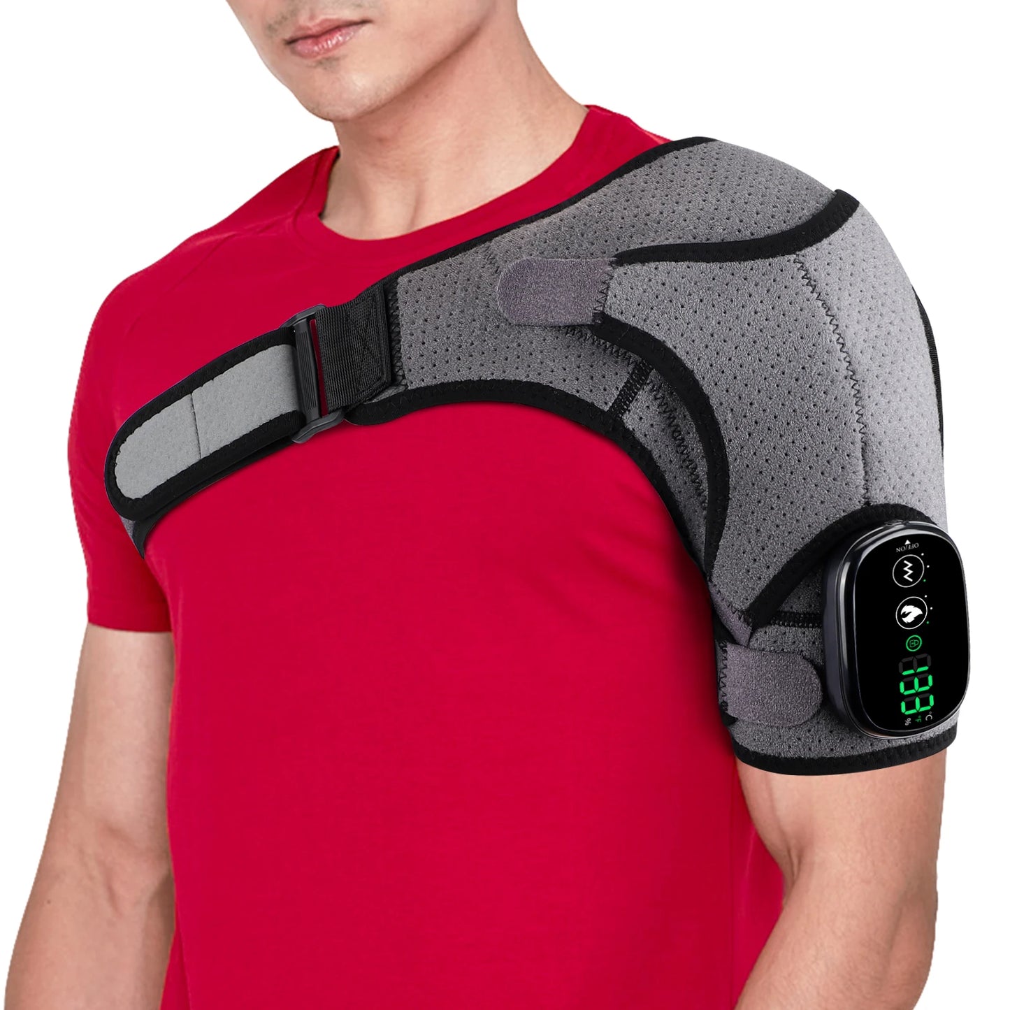 Shoulder Massage Belt Led Hot Compress