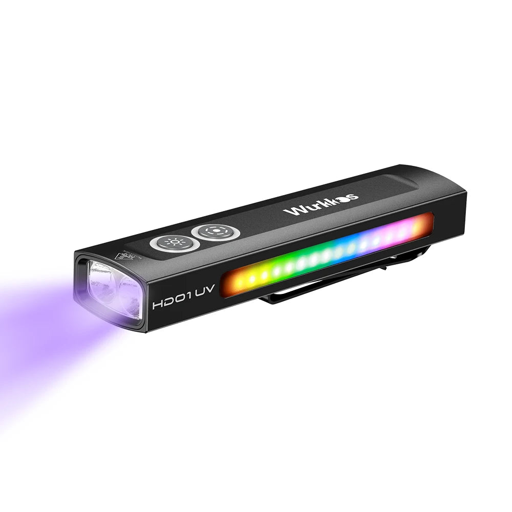 Flashlight with UV Light White Flood, Waterproof