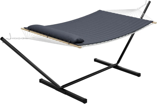 Double Hammock with  Steel Stand