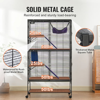 Rolling Small Animal Cage for Rats Hamster Guinea Chinchilla