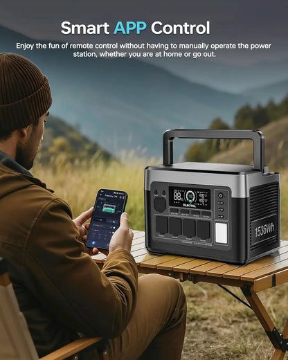 Portable Power Station, Solar Generator, Battery Backup