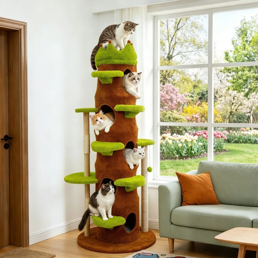Cat Tree Tower with Scratching Post