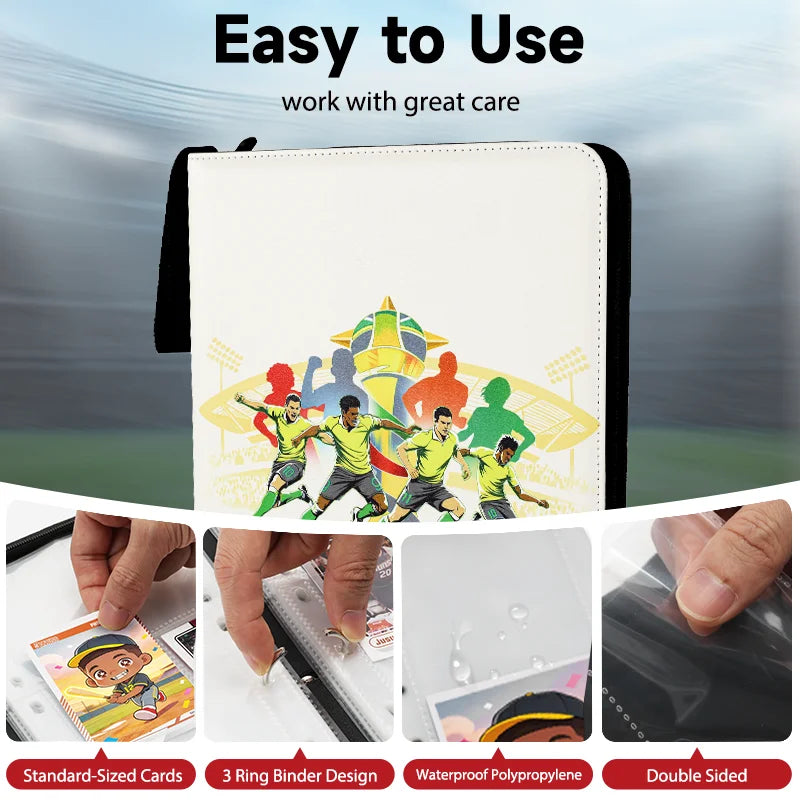 900-Pocket Card Binder, Portable Card Storage Organizer