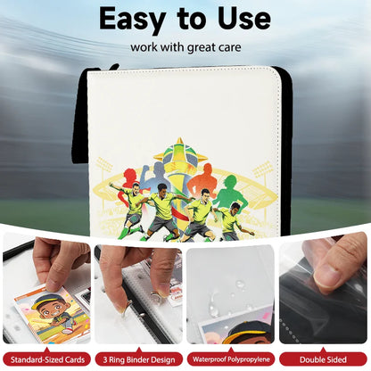 900-Pocket Card Binder, Portable Card Storage Organizer