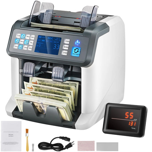 Money Counter Business Cash Register Counterfeit Bill Detector