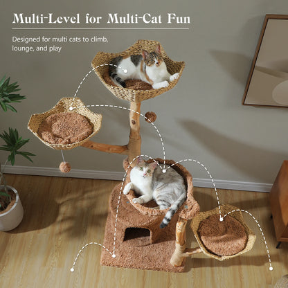 Cat Tree Tower with Sisal Scratching Post