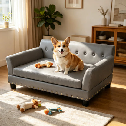 Elevated Dog Sofa for Medium to Large Dogs