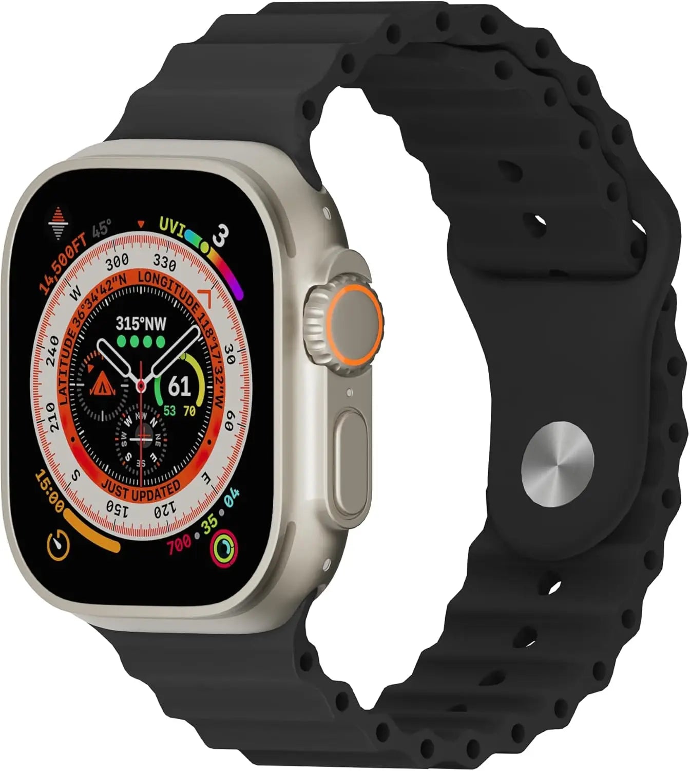 Smart Watches for Men Women with Case and 7 Watch Bands,