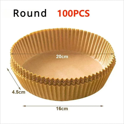 Air Fryer Baking Papers and Round  Paper Liners