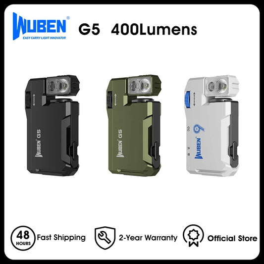 Rechargeable  Mini Flashlight with RGB Light