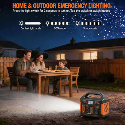 500W 300W Portable Power Station Emergency Power