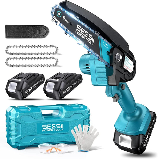 6-inch Cordless Chainsaw, Electric Power