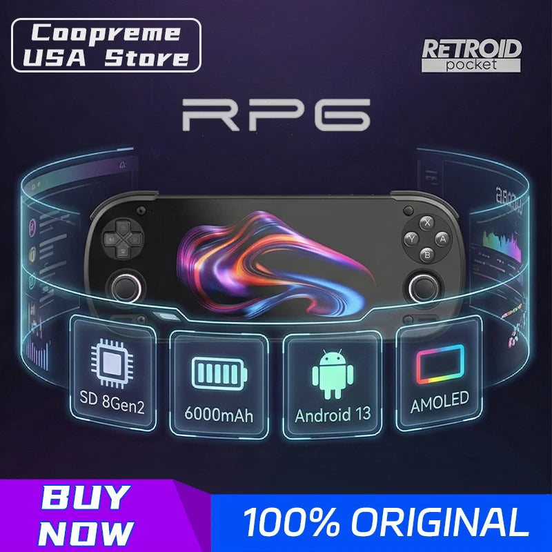 Android Handheld Game Console 5.5 Inch with Hall-Effect Trigger G