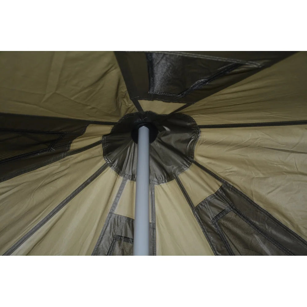 Bell Tent for Family Camping, Stove Jack, 4-8 People