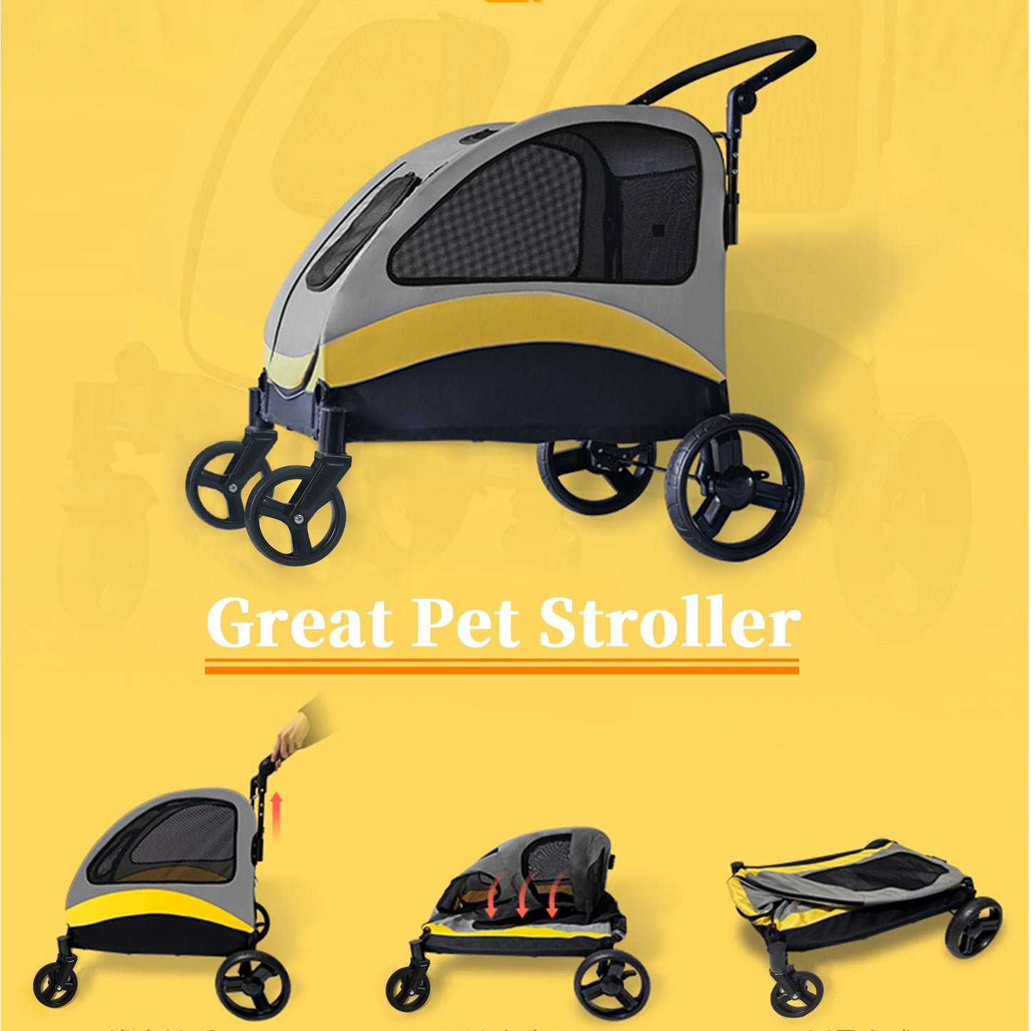 Dog Stroller for Large Dogs