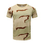 Camouflage T-shirt Men Breathable Tactical Combat