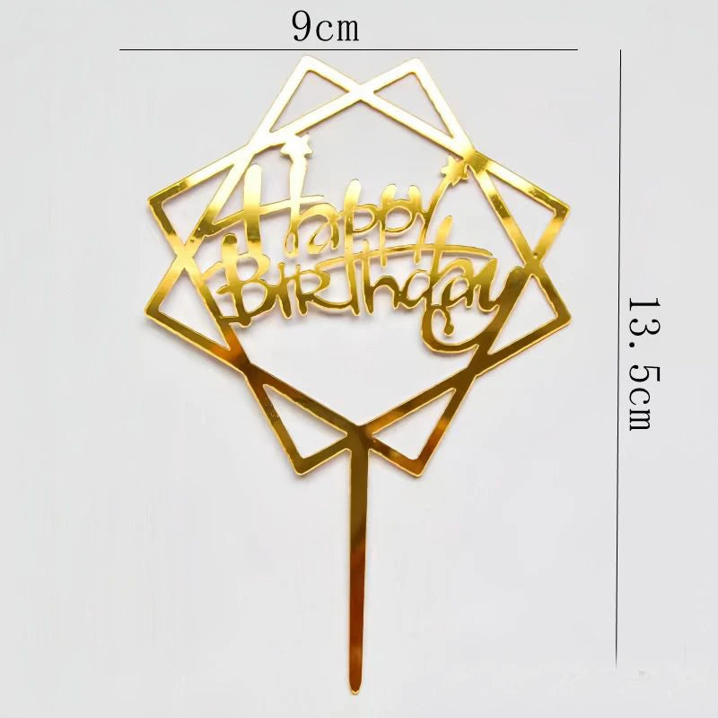 Happy Birthday Cake Topper