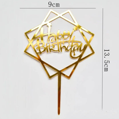 Happy Birthday Cake Topper