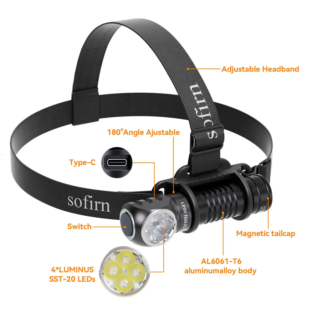 LED Torch Indicator with Magnetic Tail Flashlight