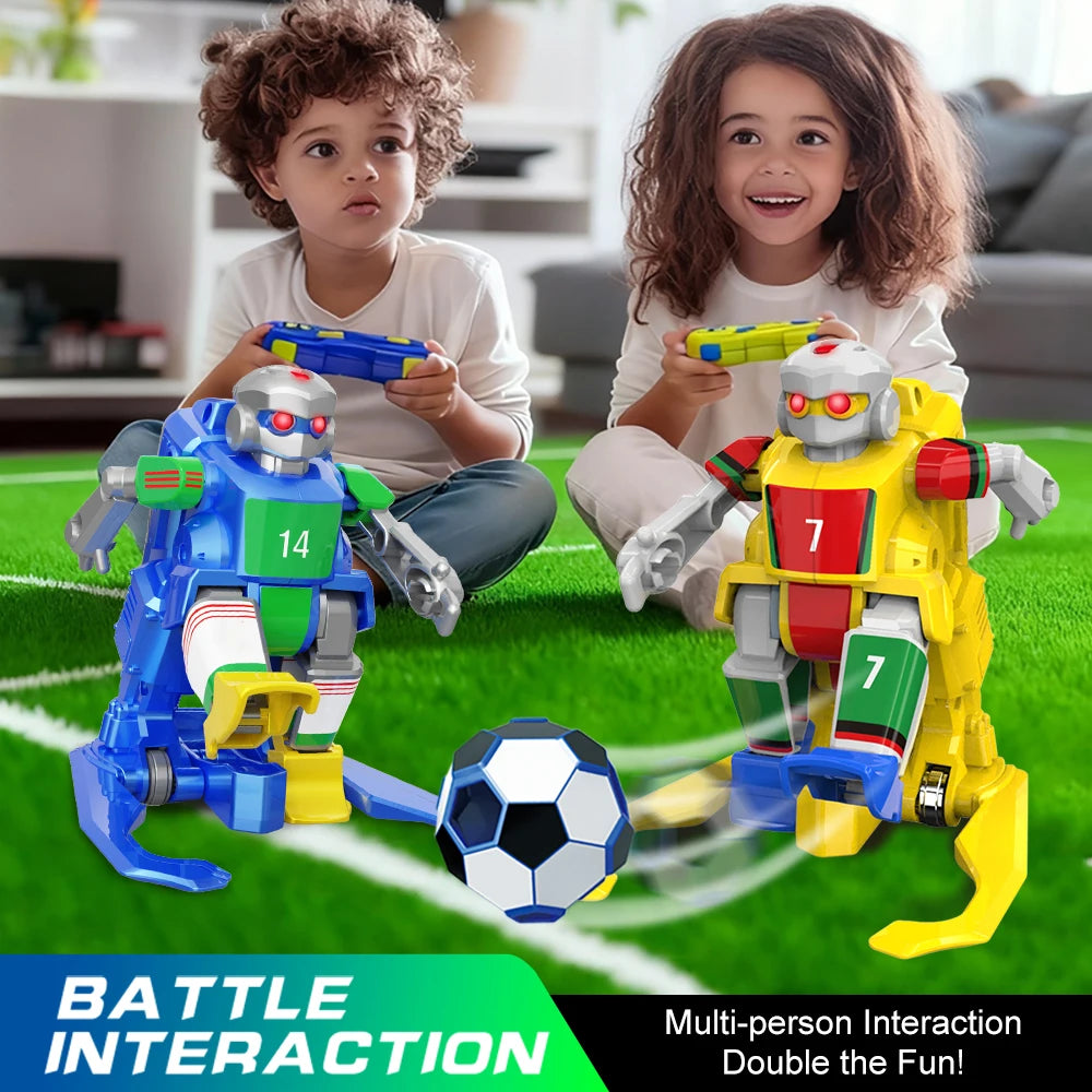 2-Player RC Soccer Robot Battle Toy For Kids Christmas Gifts