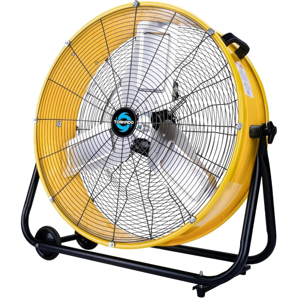 24" Metal Drum Fan, 3-Speed, Heavy Duty