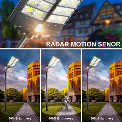 waterproof solar street lights.