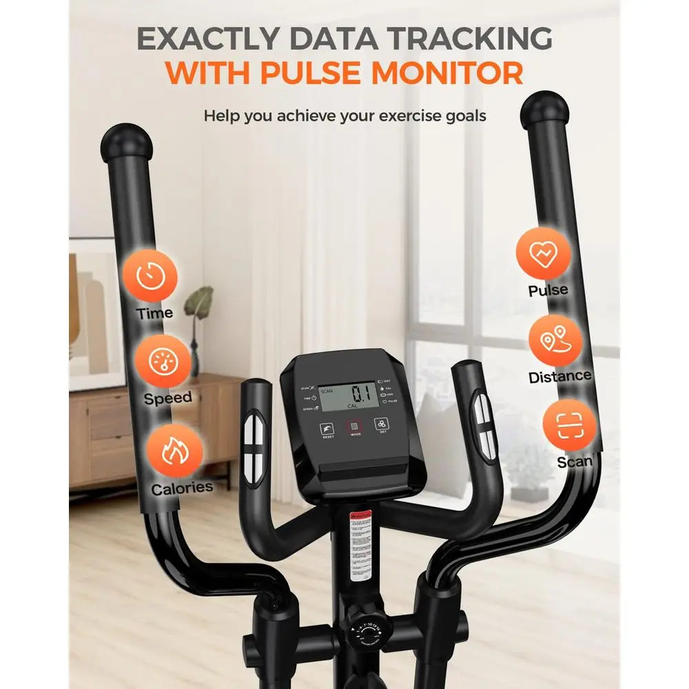 Elliptical Exercise Machine with16Level Resistance, HyperQuiet